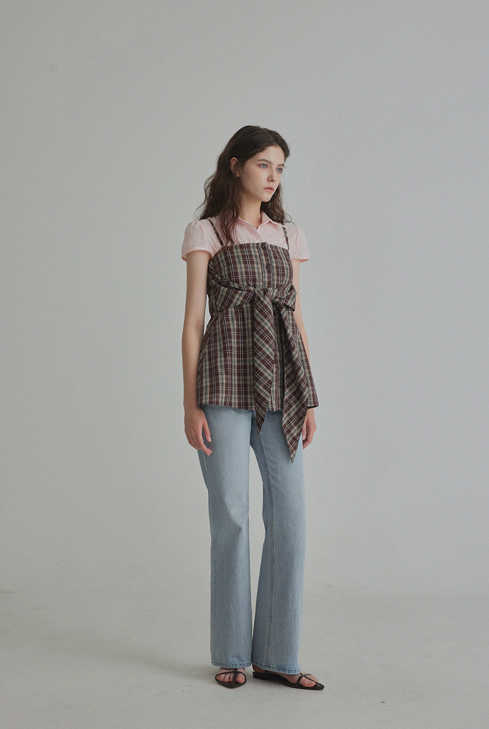 [TWEE] Robe Mini à Bretelles Nerdine Check