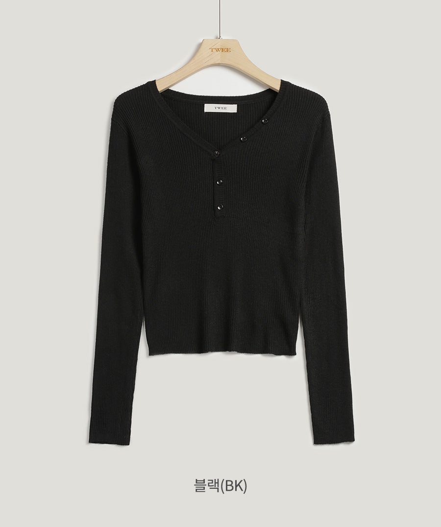 [TWEE] Gomez Button Knit