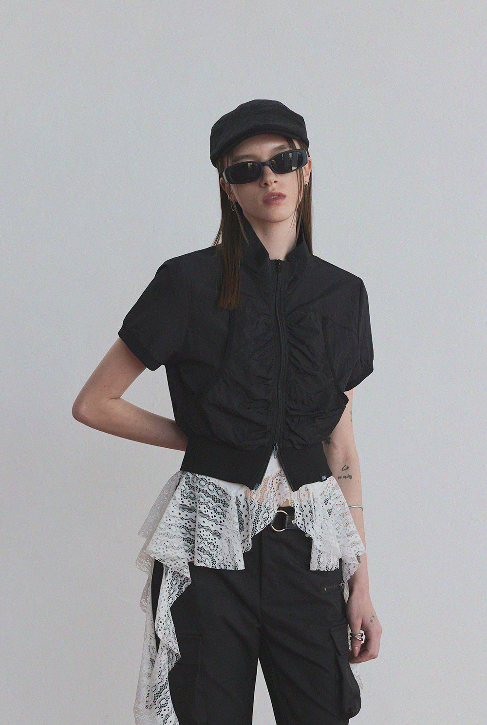 [TWEE] [GROWHIDE] Lenbol Pintuck Wind Jumper