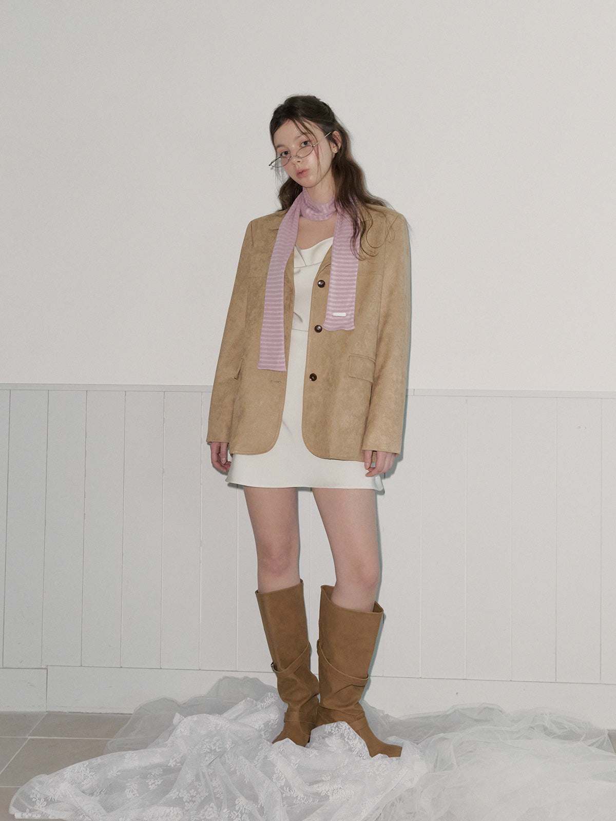 [TWEE] Miz Stripe Muffler