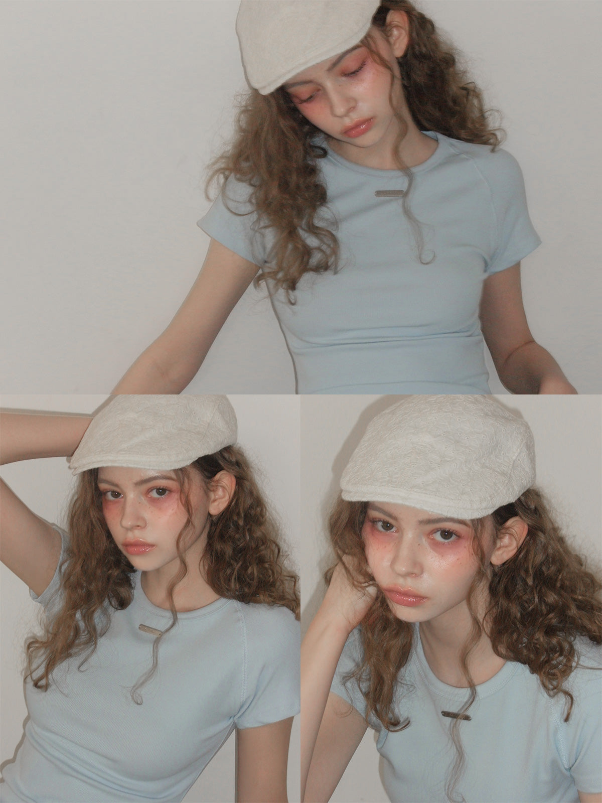 [TWEE] Nowell Panel Stitch Short-Sleeve T-Shirt
