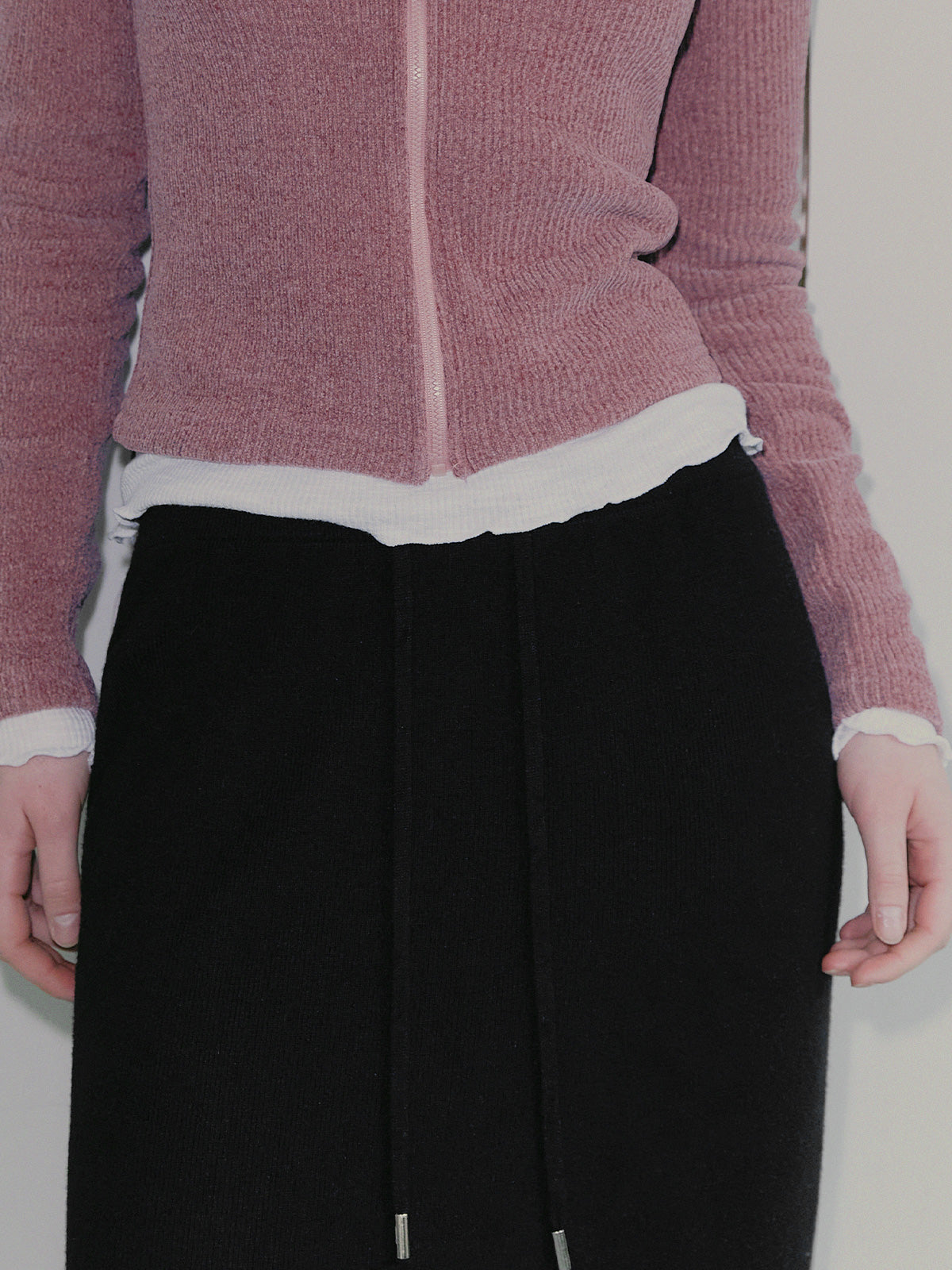 [TWEE] Told Knit Banding Skirt