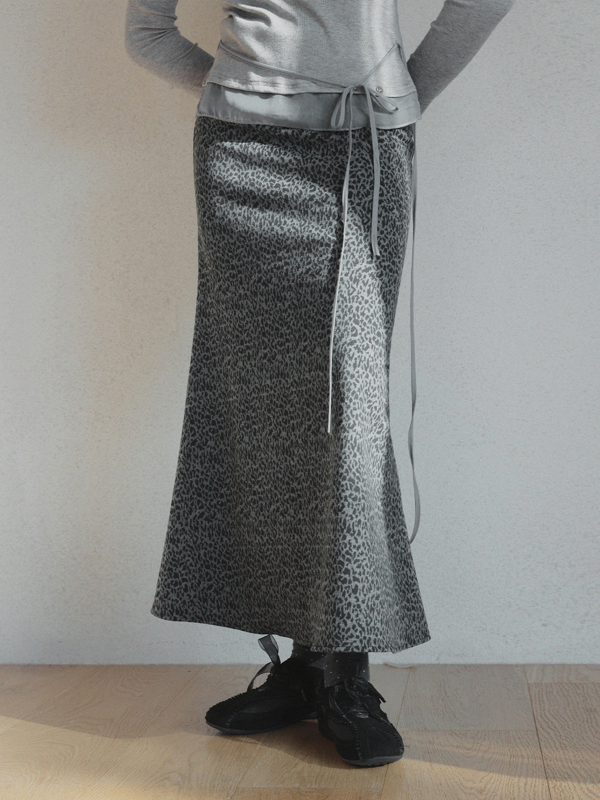 [TWEE] Váy Dài Họa Tiết Da Báo Lentz