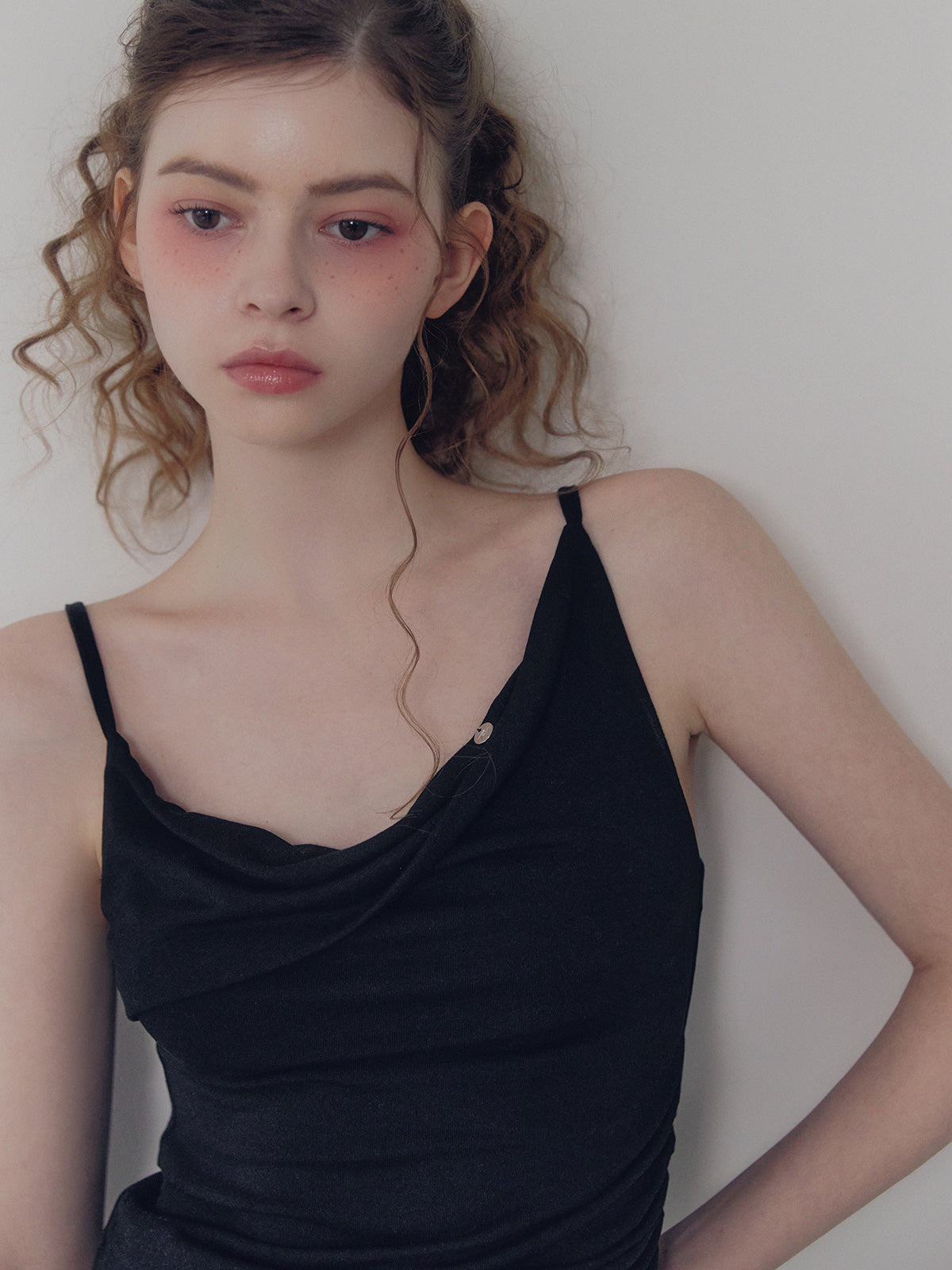 [TWEE] Dein shirring drape sleeveless