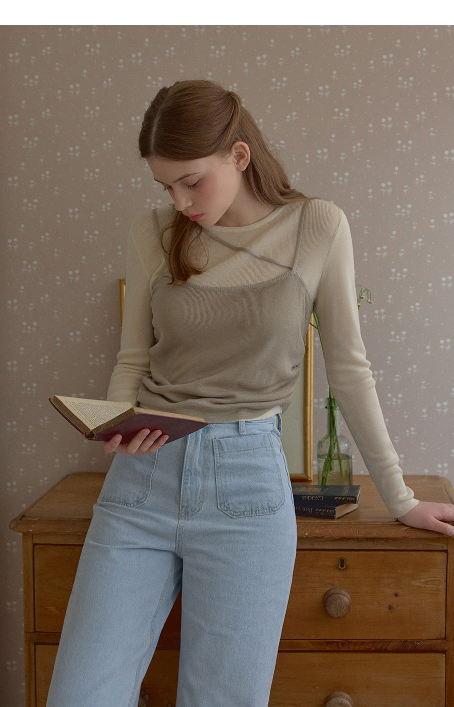 [TWEE] Heyju bustier knit