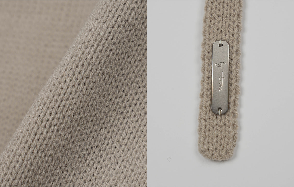 [TWEE] Eton Knit Short-Sleeve Mini Dress (Strap Set)