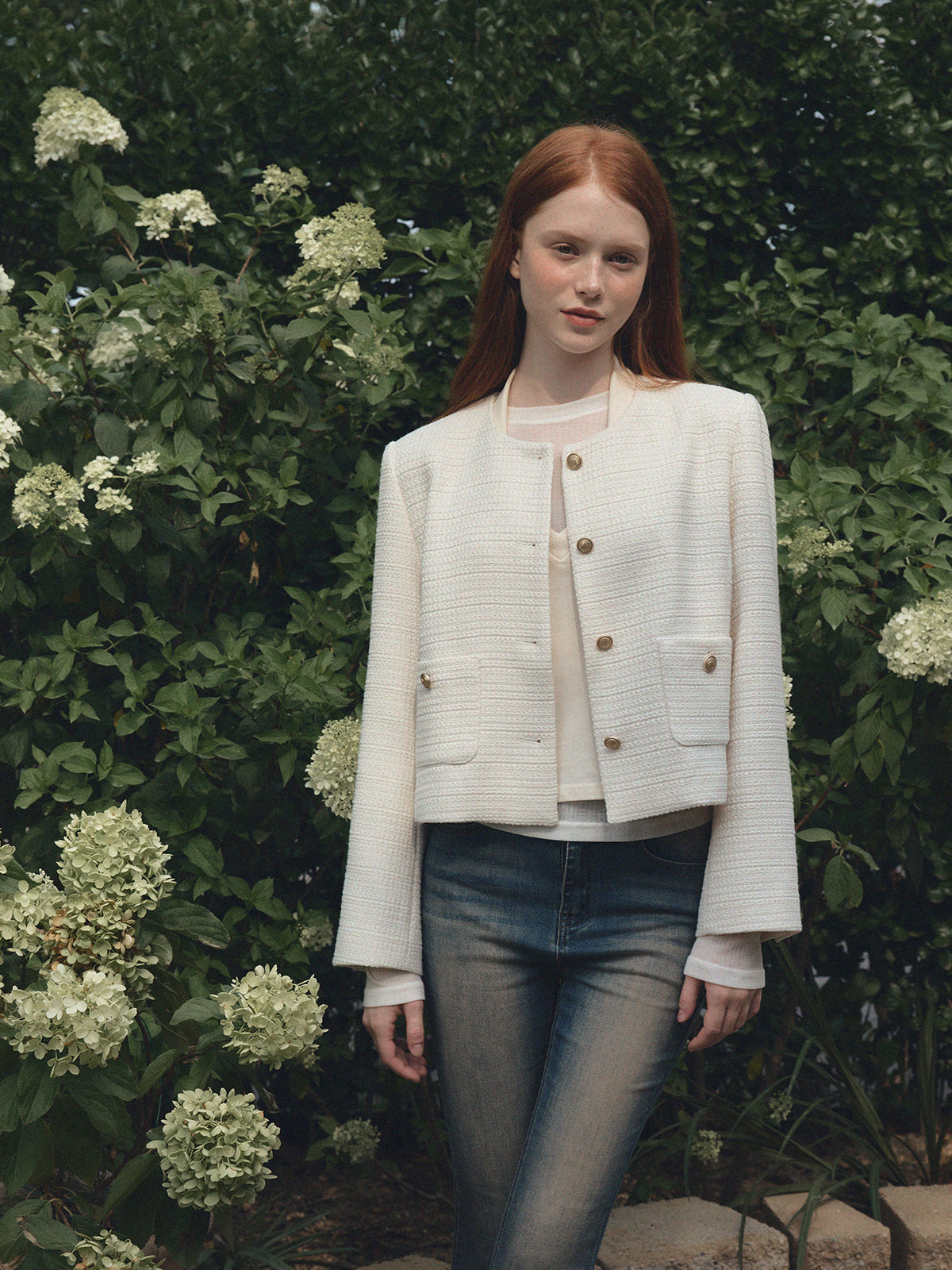 [TWEE] Bondy Round Tweed Jacket