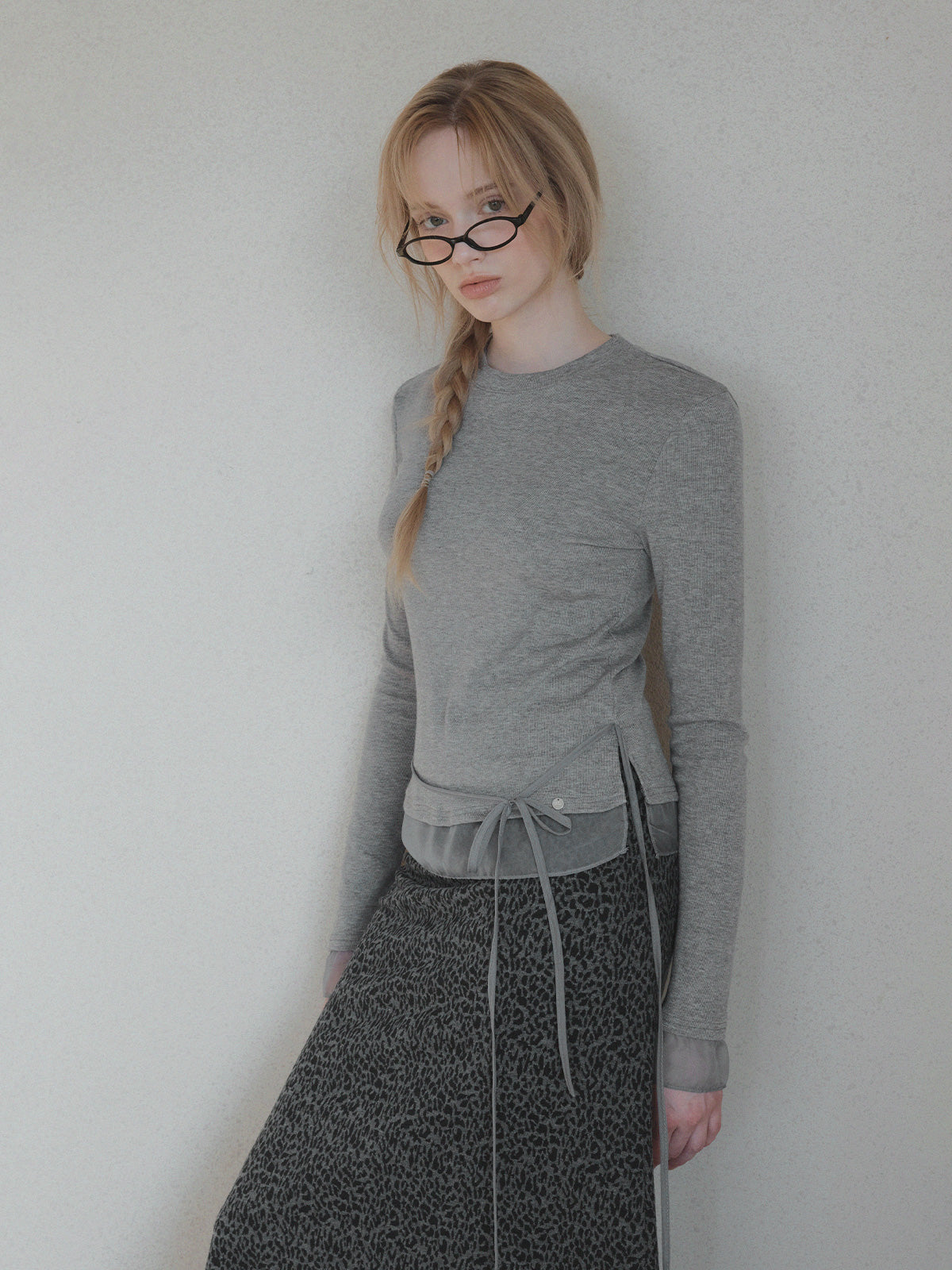 [TWEE] Kanbell Sheer Lagen-Longsleeve mit Trägern