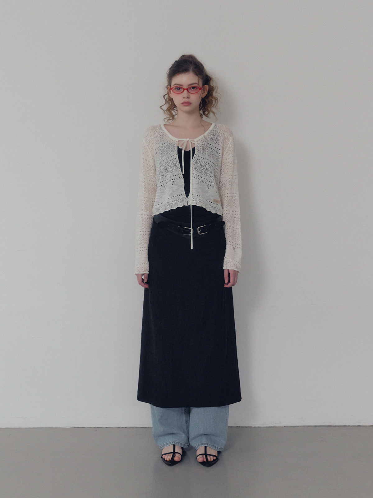 [TWEE] Buechen Punching Scasi Cardigan