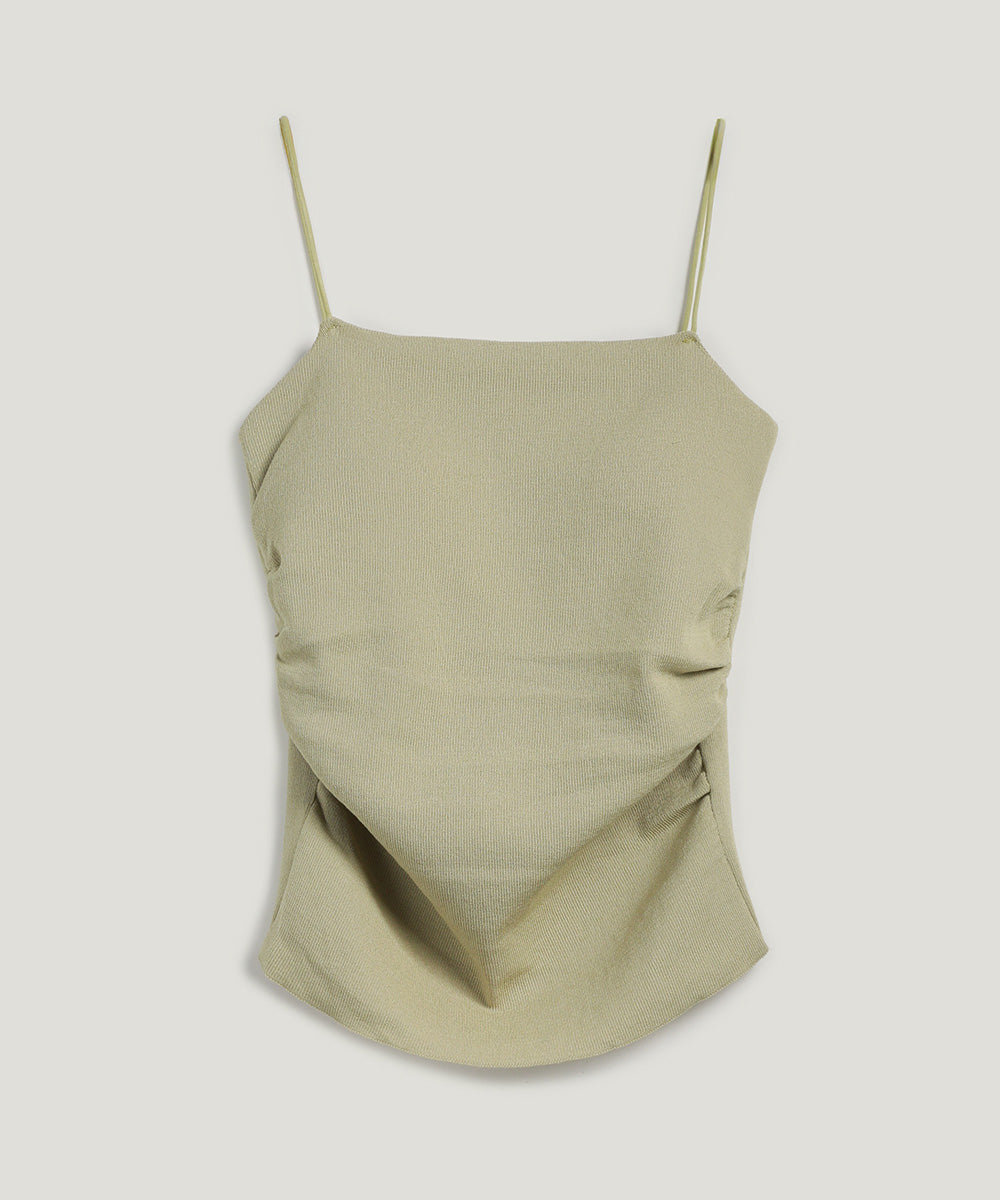 [TWEE] Coel Pad Shirring Sleeveless