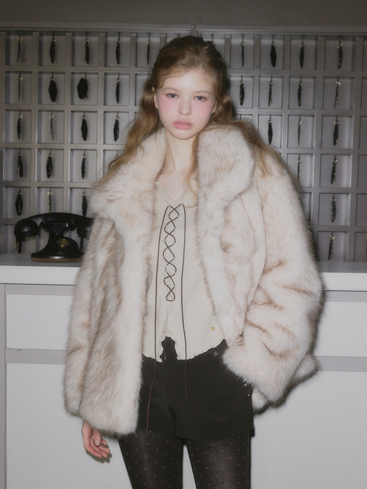 [TWEE] Tiver Rüschen-Corsagen-Longsleeve