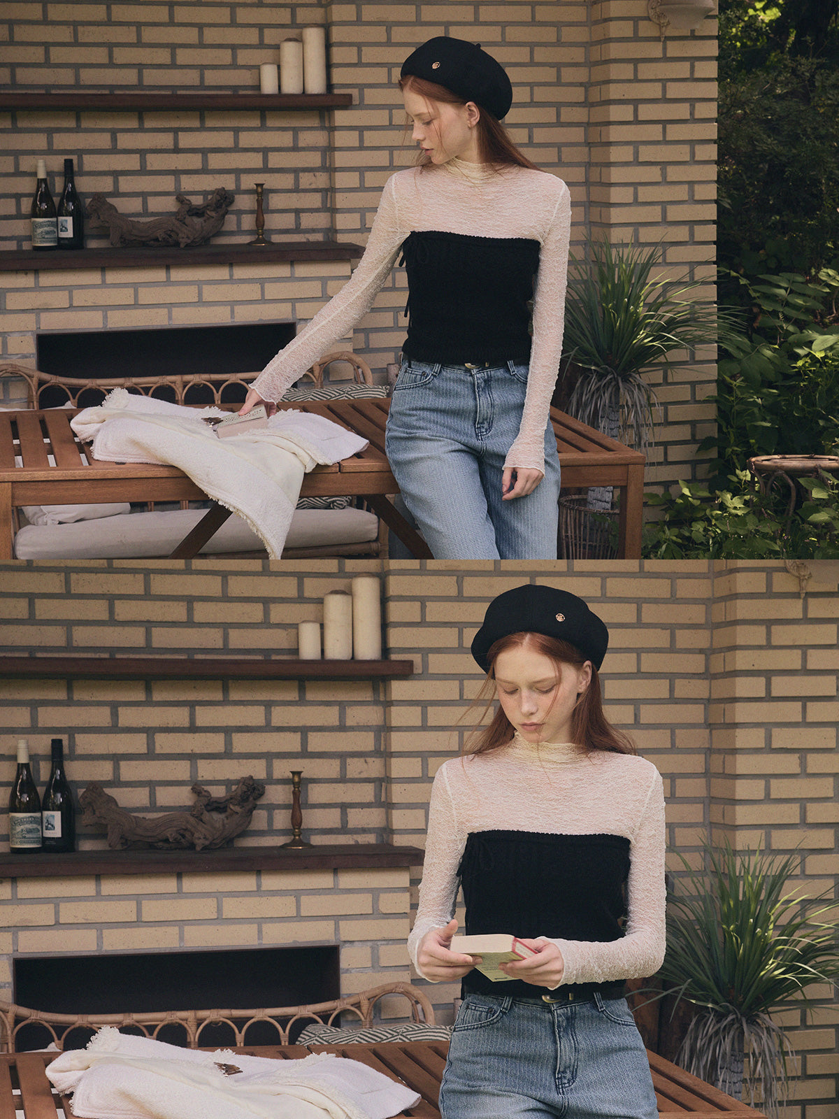 [TWEE] Mien Strap Knit Bustier