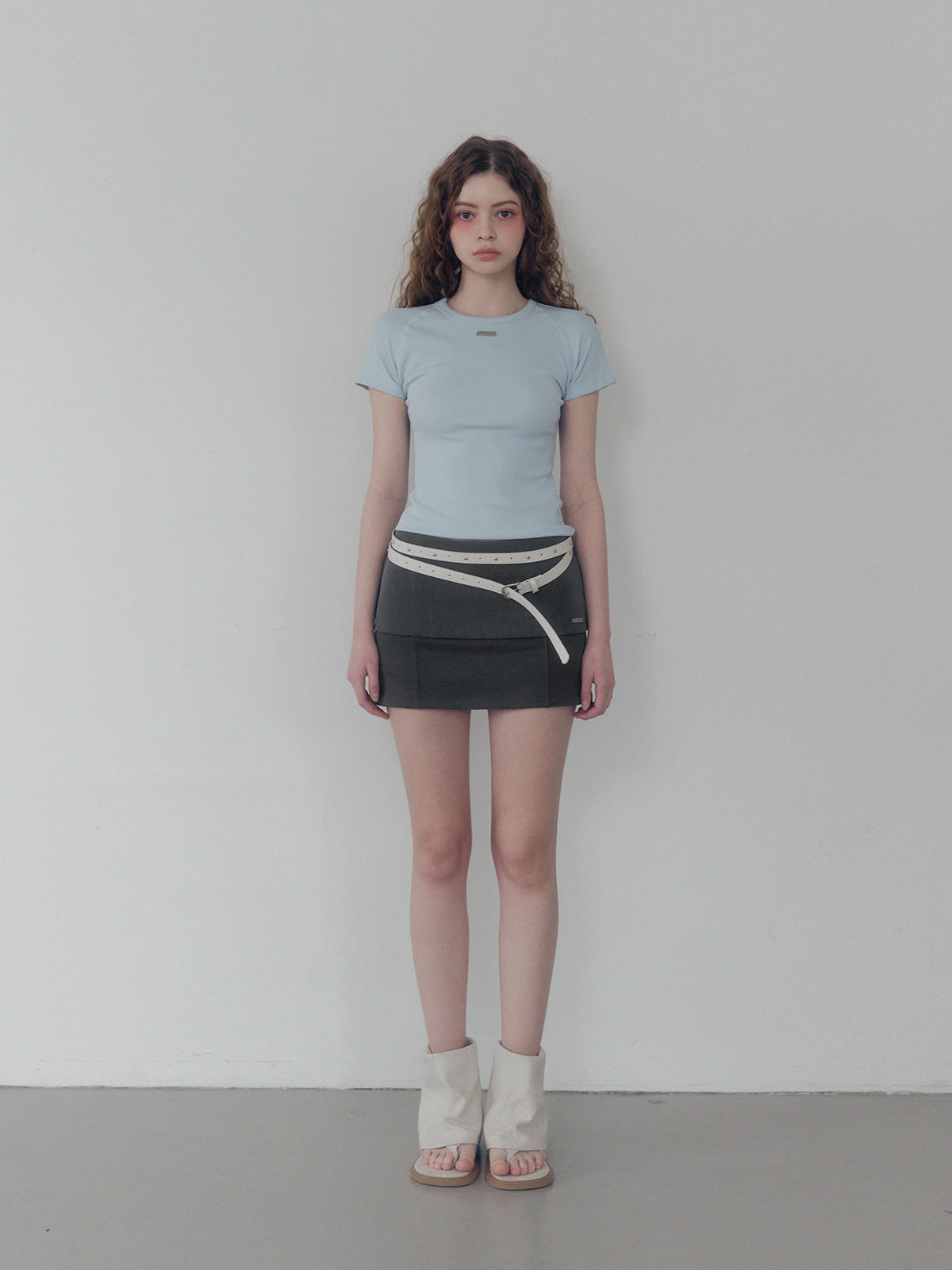 [TWEE] Nowell Panel Stitch Short-Sleeve T-Shirt