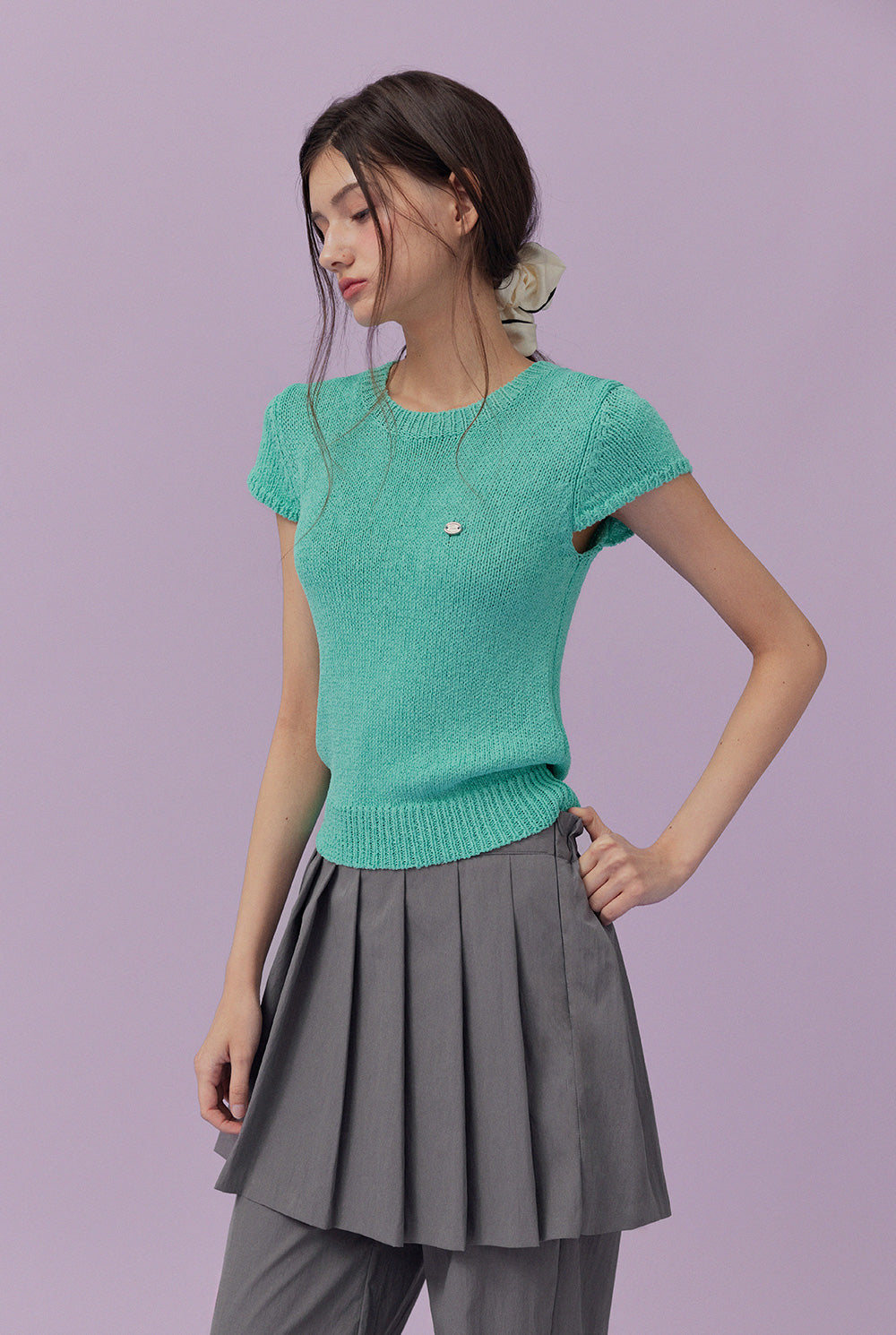 [TWEE] Bethel Pleats Layered Long Pants