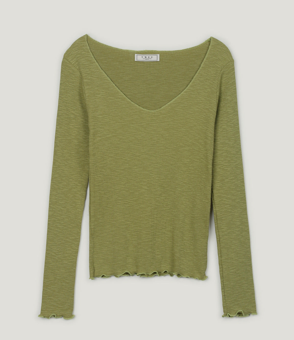 [TWEE] Corp Wave V领T恤