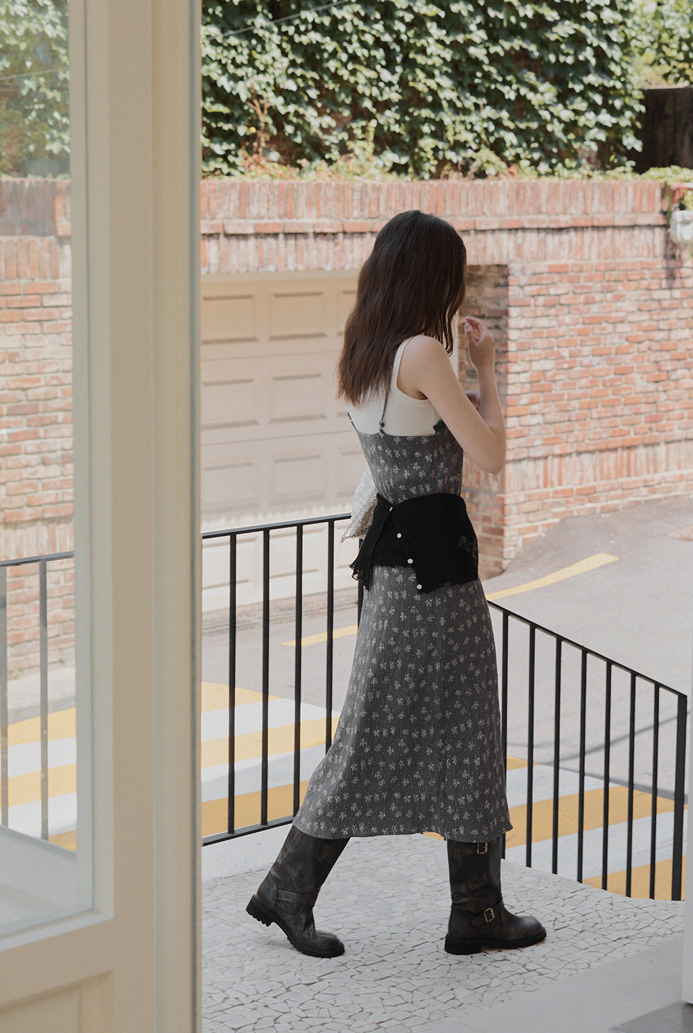 [TWEE] Clazen Floral Lace Sleeveless Long Dress