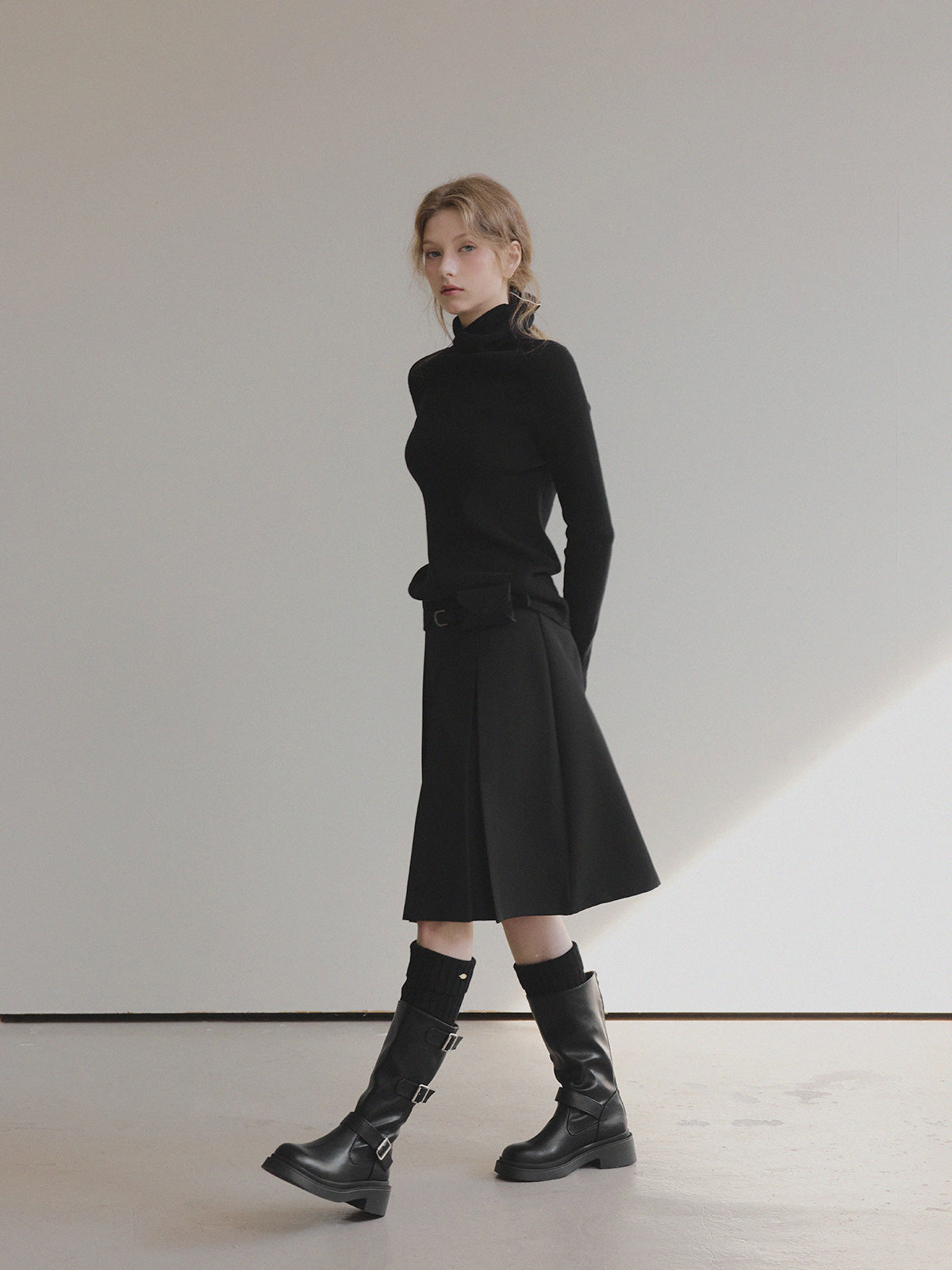 [TWEE] Áo Len Cổ Lọ Tay Dài Sames Wholegarment