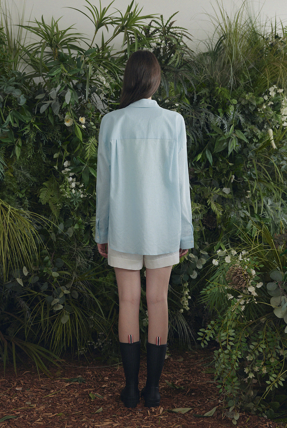 [TWEE] Emend Leinen Oversized Hemd