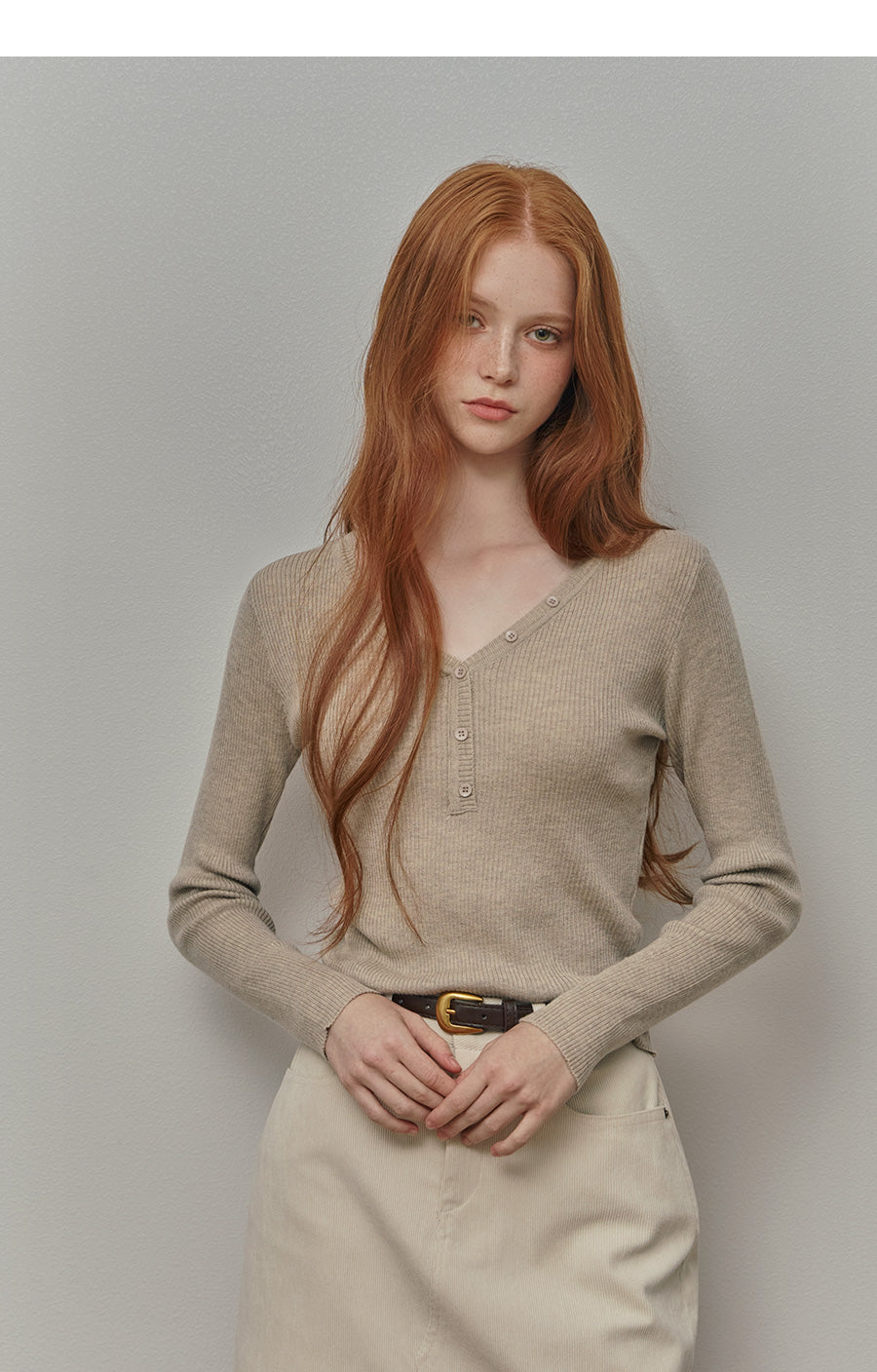 [TWEE] Gomez Button Knit
