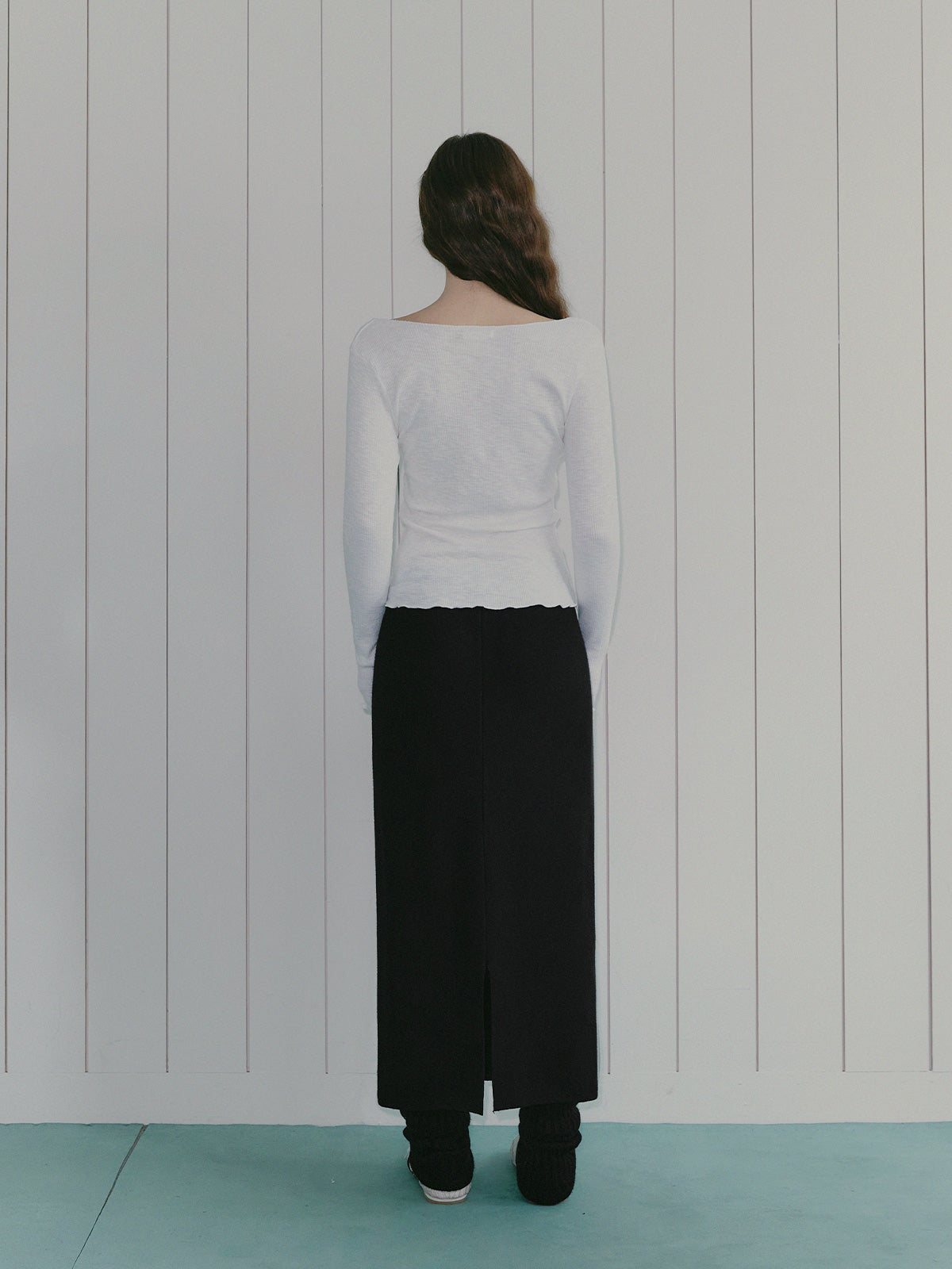 [TWEE] Corp Wave V领T恤