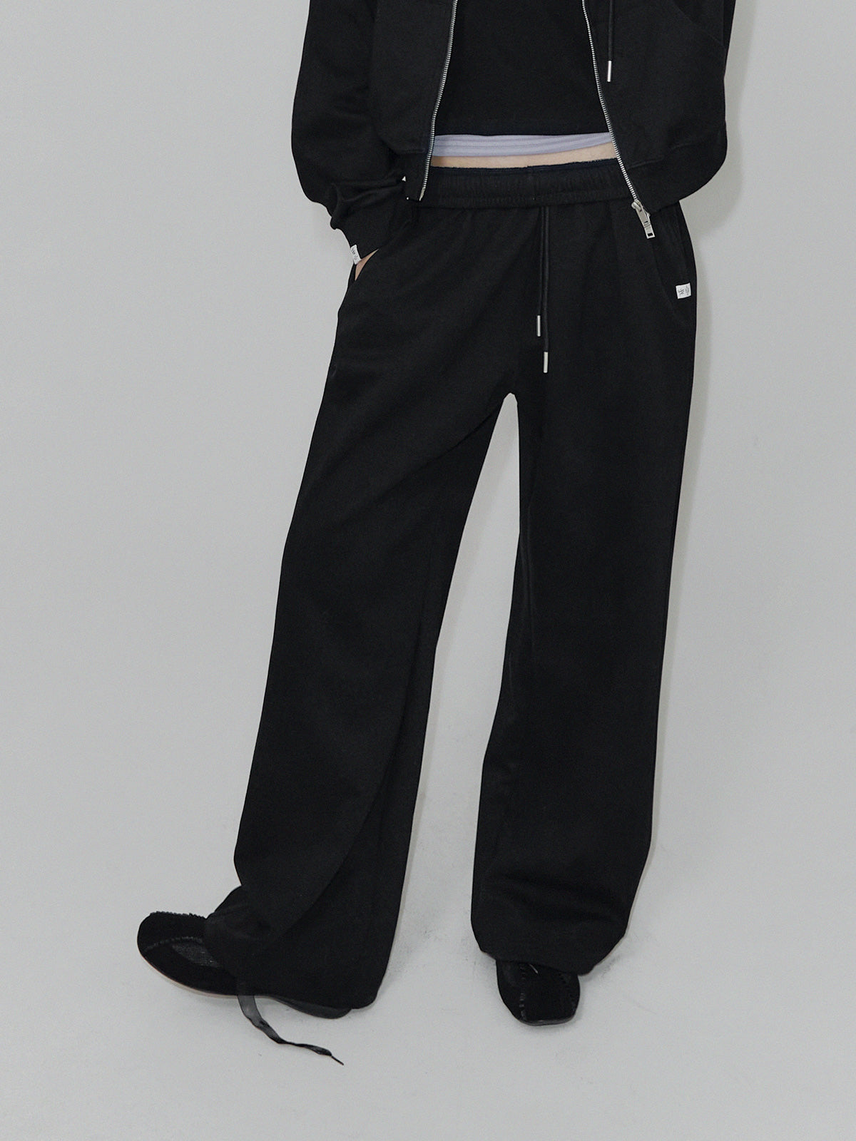[TWEE] Forden Basic Two-Way Banding Long Sweat Pants