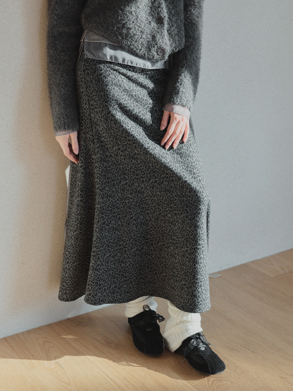 [TWEE] Váy Dài Họa Tiết Da Báo Lentz