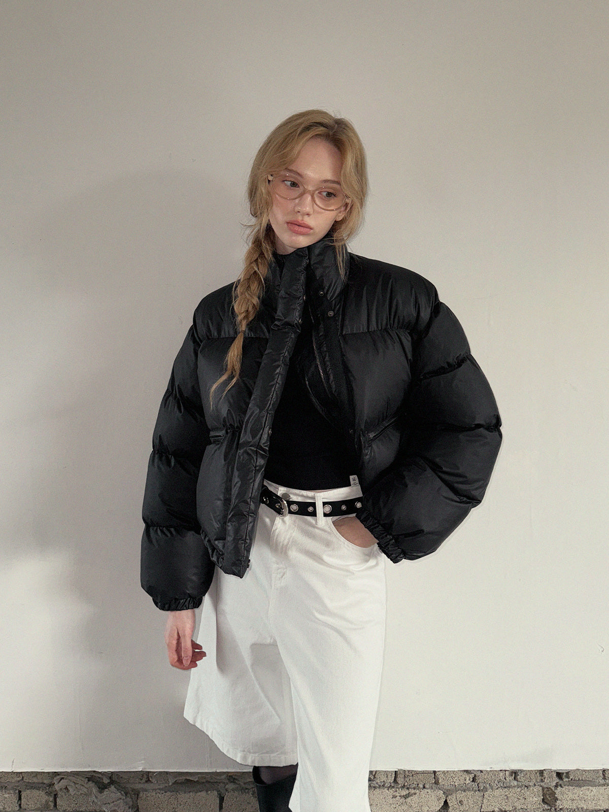 [TWEE] Maglione Corto Imbottito Basic Nitcon