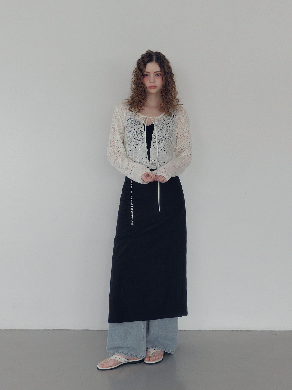 [TWEE] Buechen Punching Scasi Cardigan