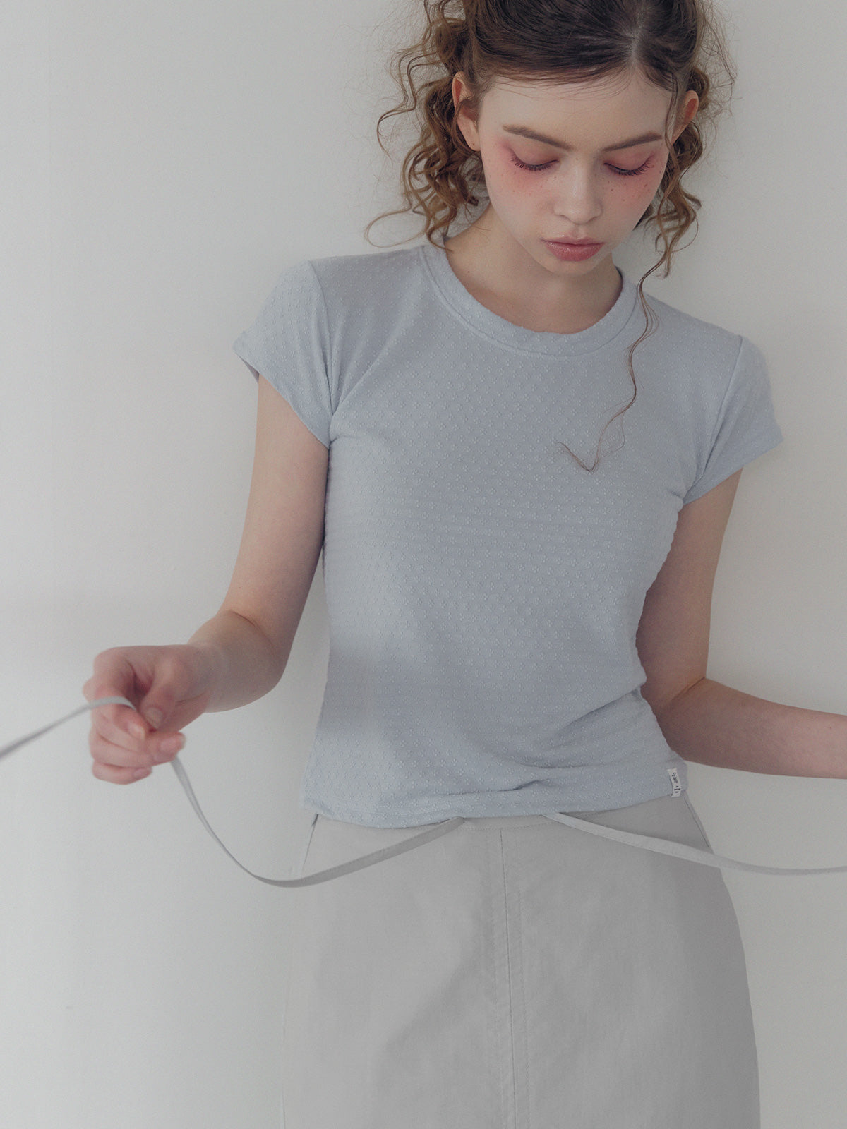 [TWEE] Ruen Jacquard Short-Sleeve T-Shirt