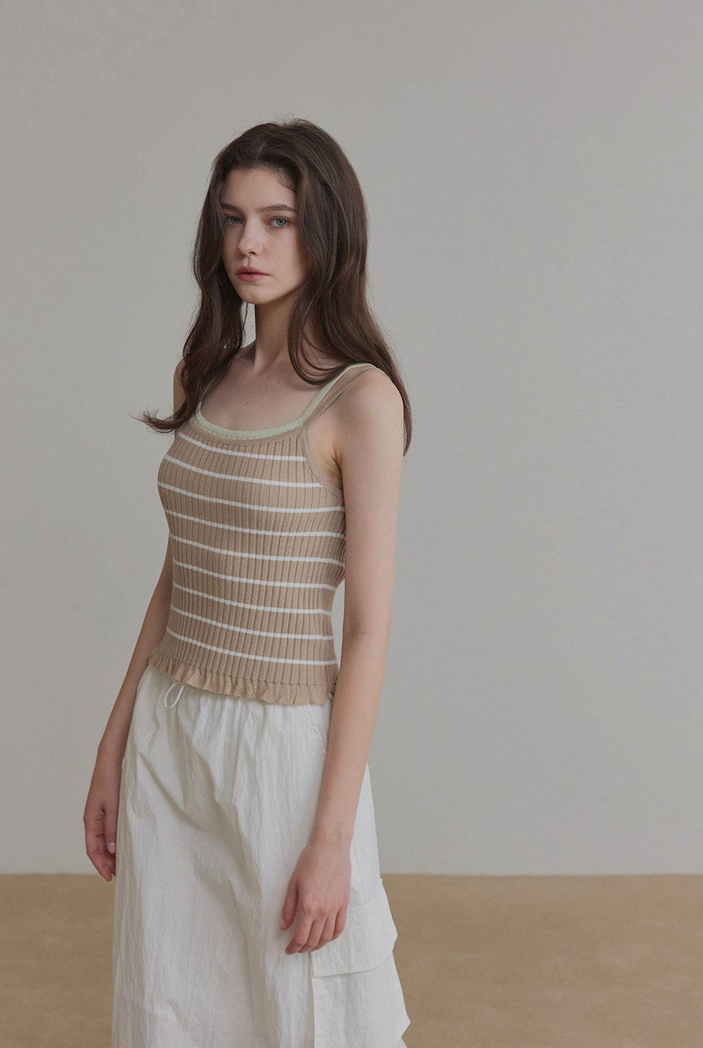 [TWEE] Zudel Stripe Strick Ärmellos