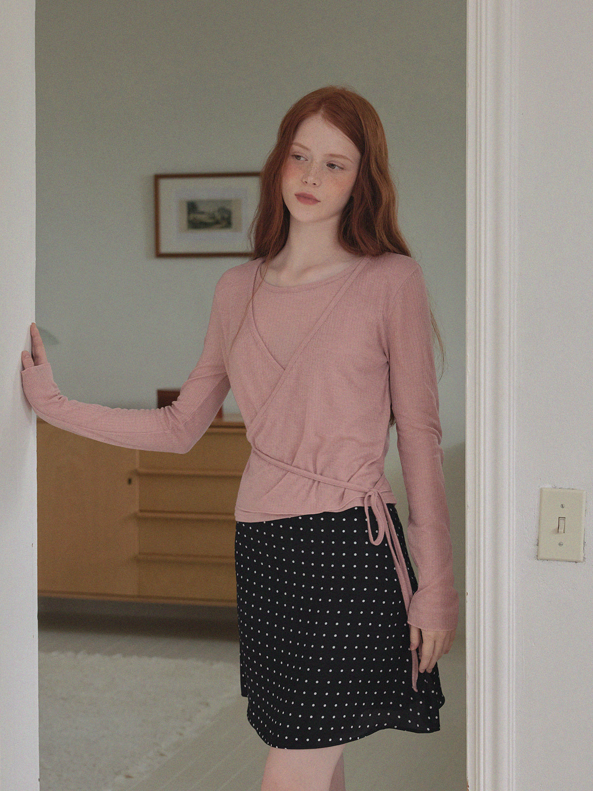 【TWEE】Enton Dot Mini Skirt