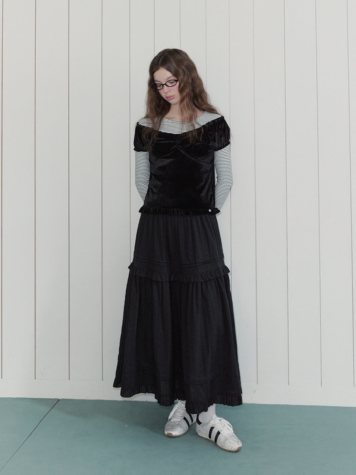 [TWEE] Kiren 프릴 풀 스커트