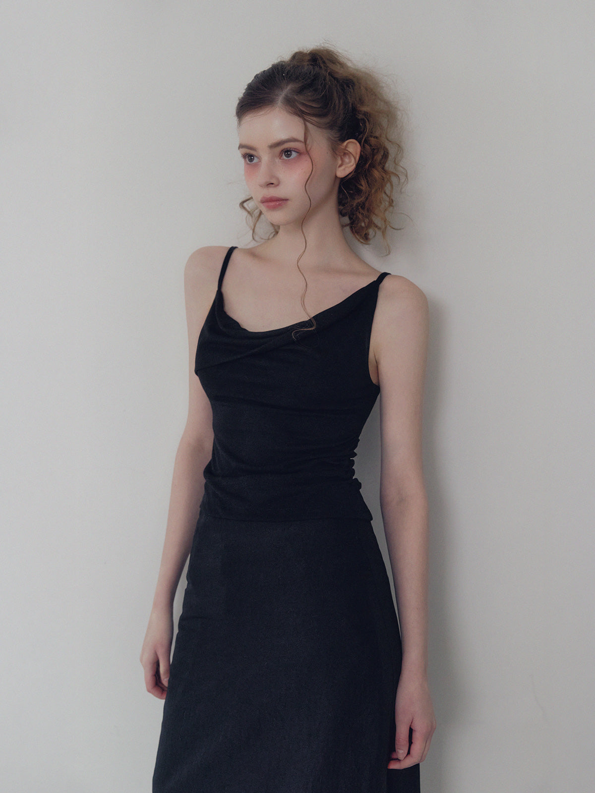 [TWEE] Dein shirring drape sleeveless