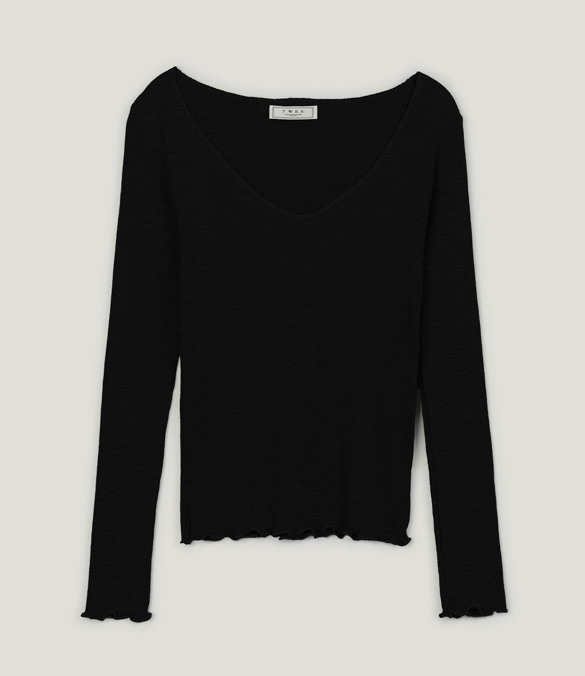 [TWEE] Corp Wave V领T恤