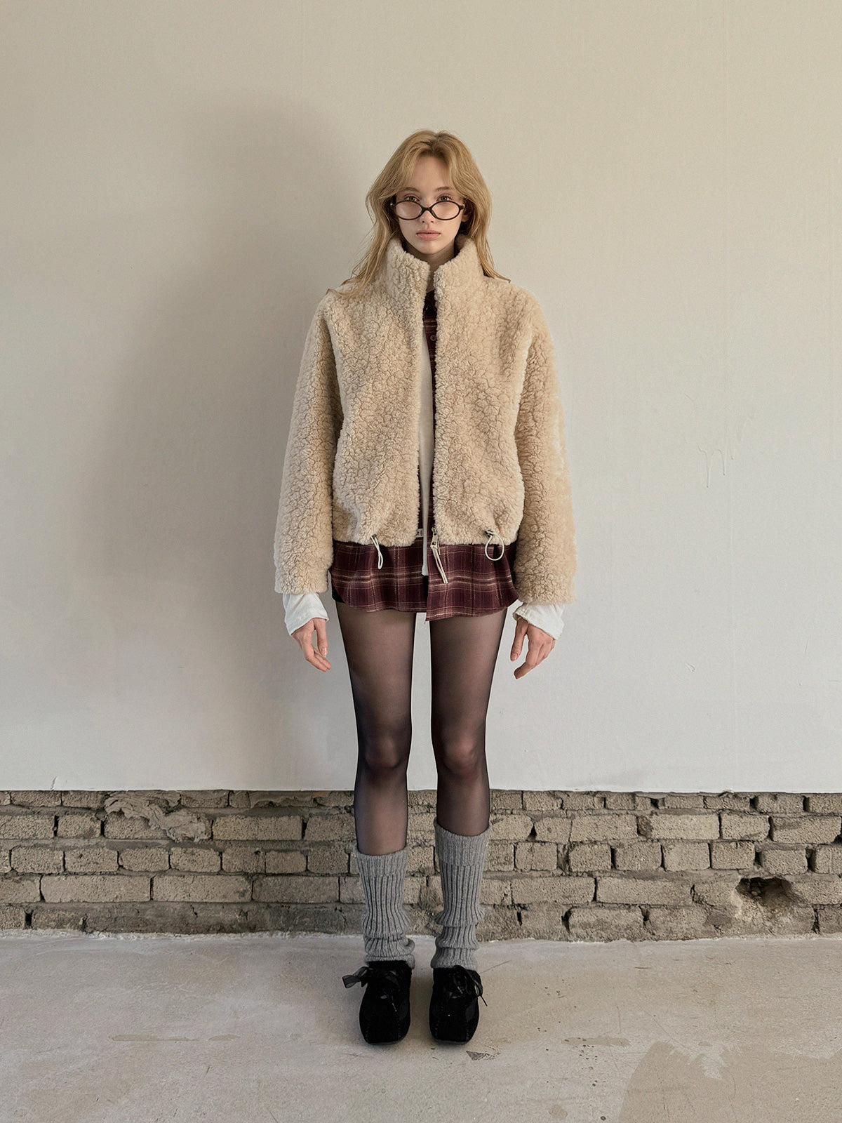 [TWEE] イロン ハイネック ソフトフリース ジャンパー