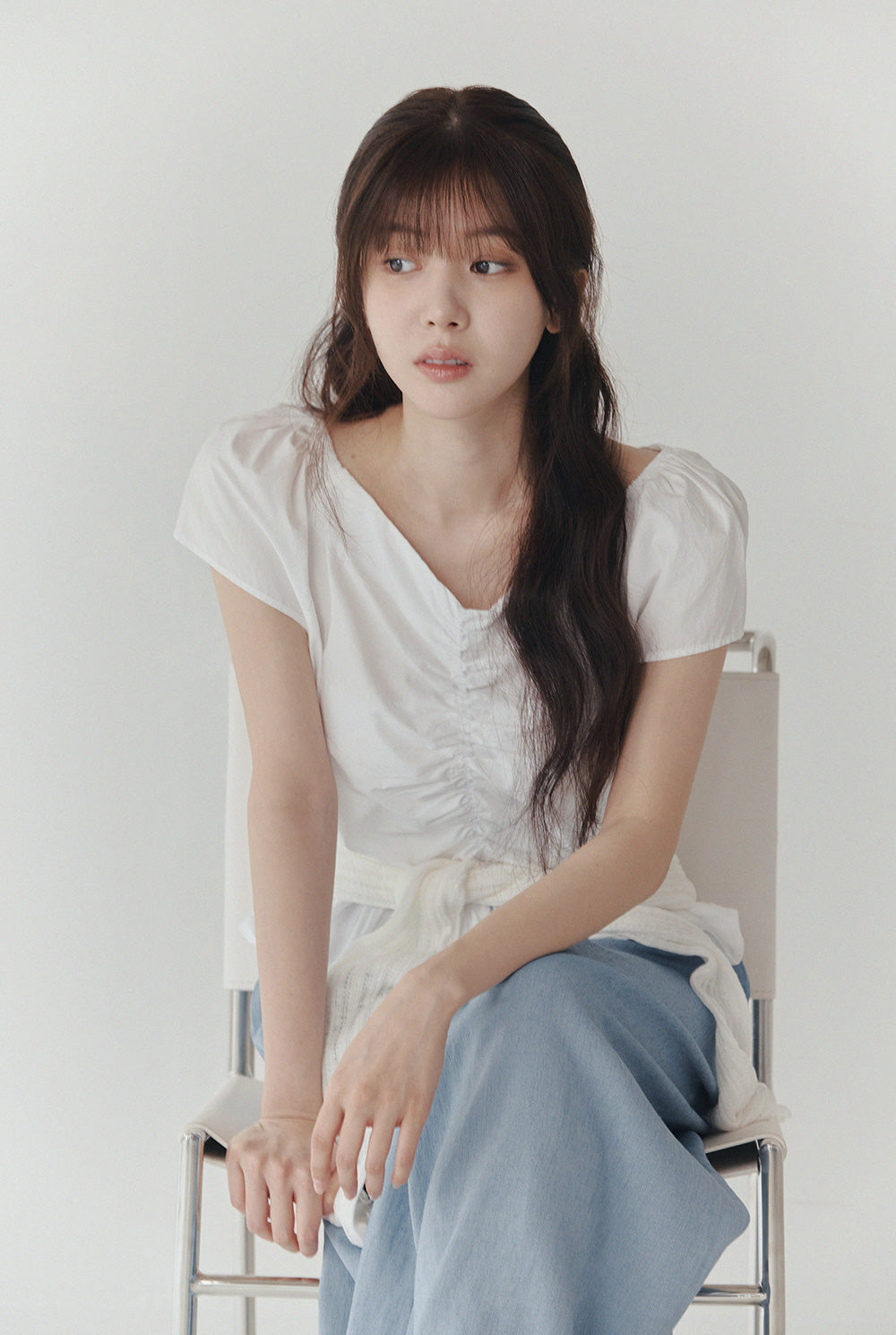 [TWEE] Blouse Ricoz à plis cousus