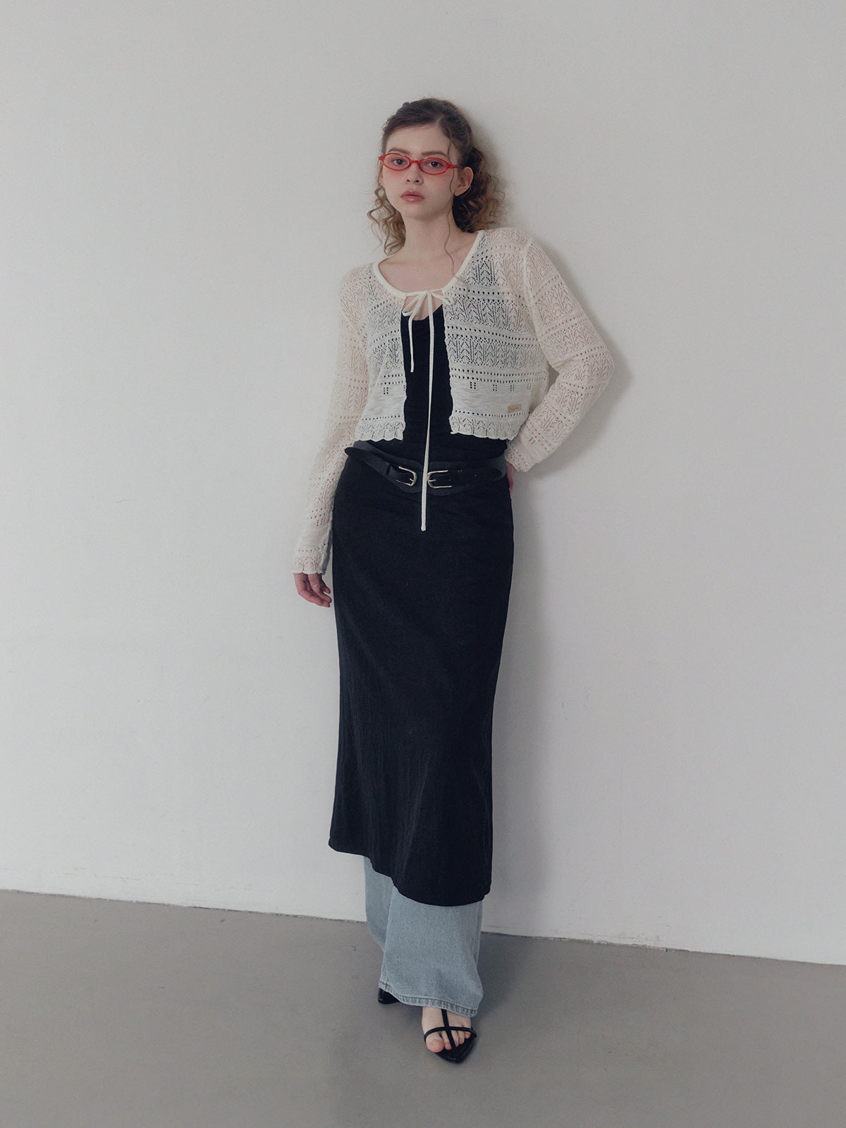 [TWEE] Buechen Punching Scasi Cardigan