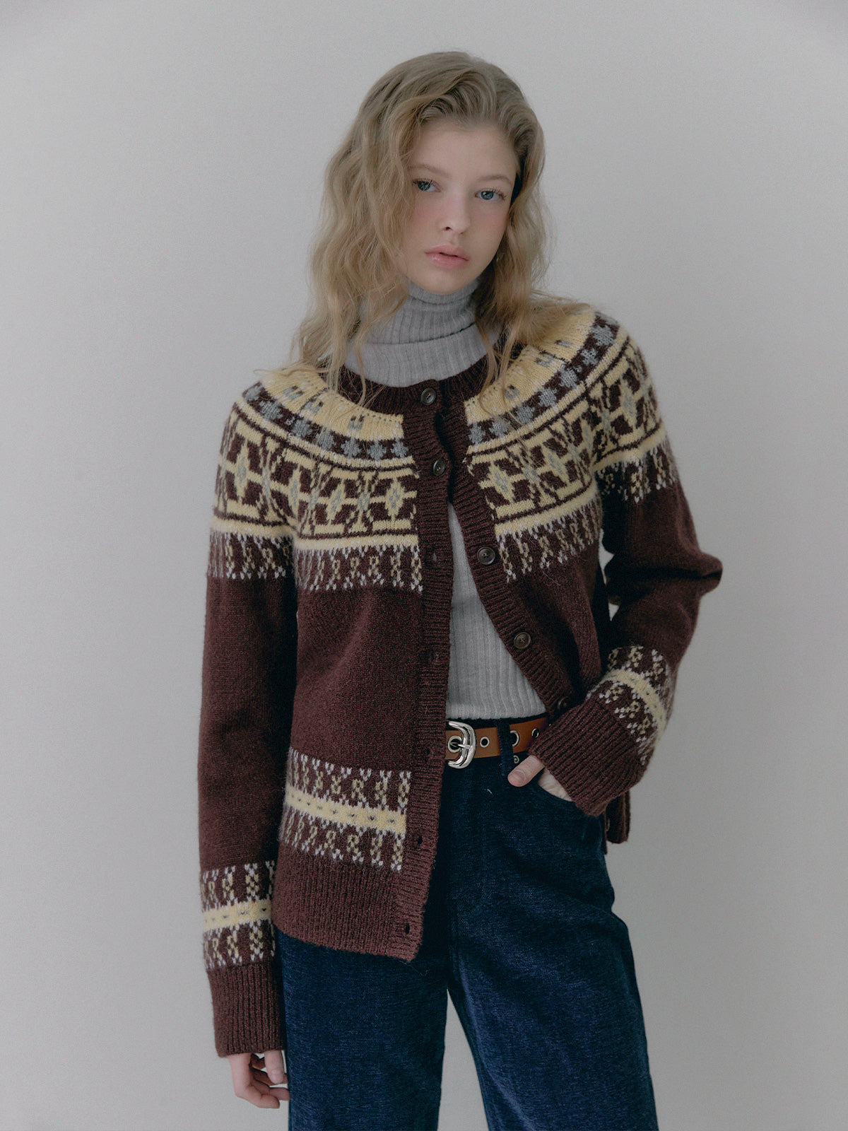 [TWEE] Epin Nordic Strick-Cardigan