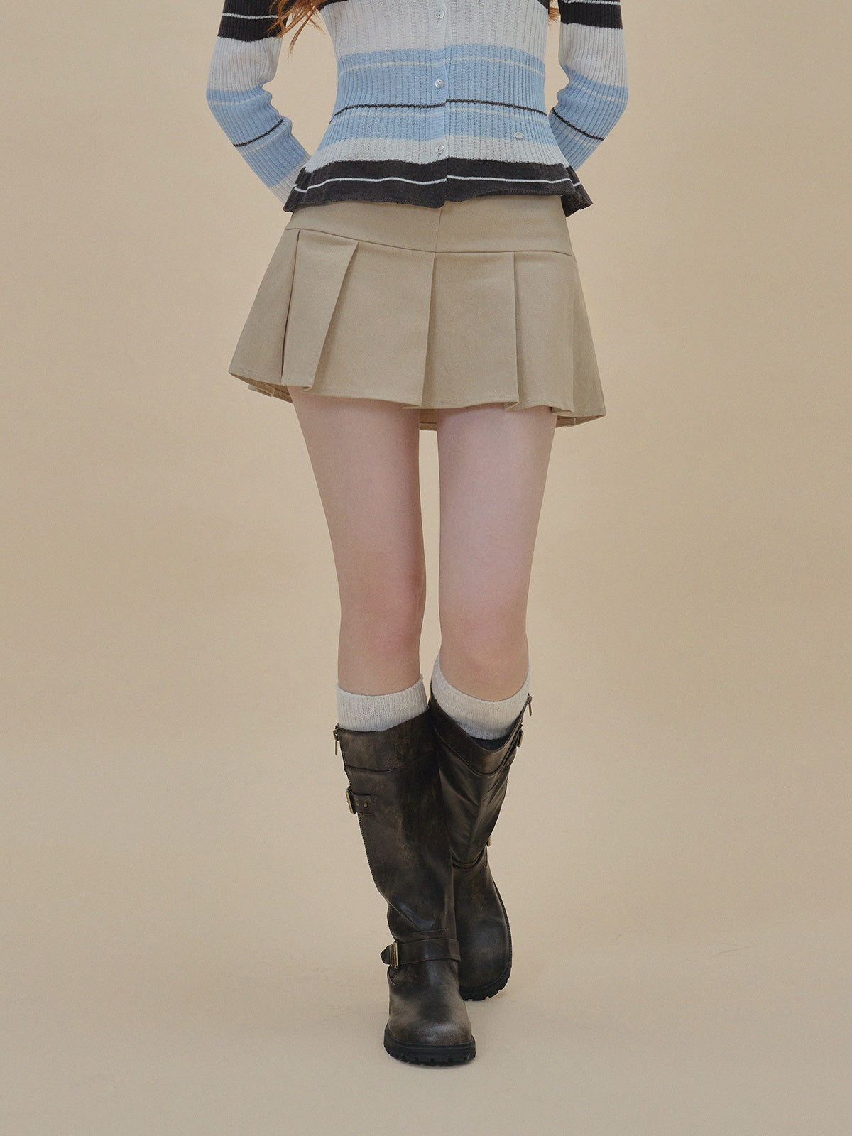 [TWEE] Oner Pleated Mini Skirt