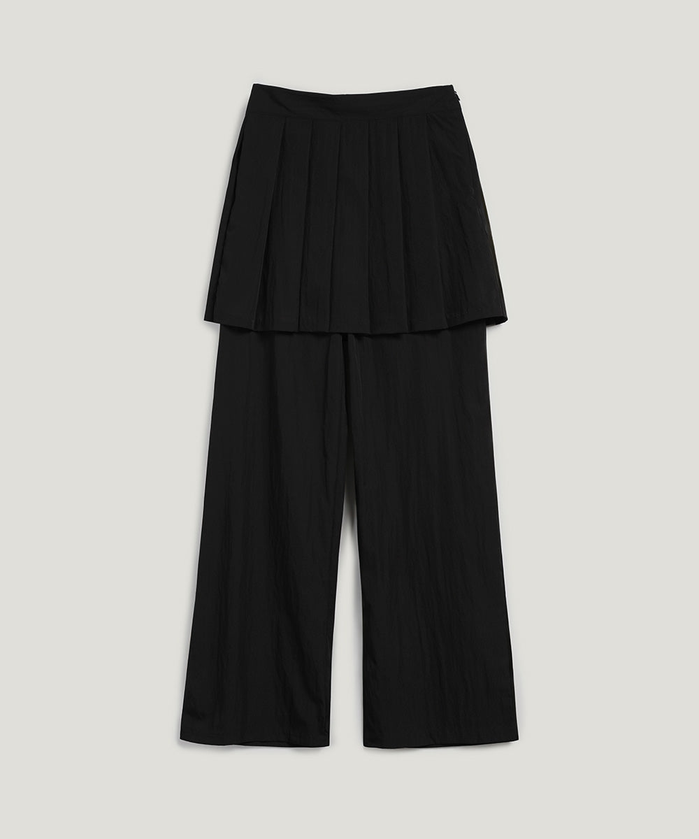 [TWEE] Bethel Pleats Layered Long Pants