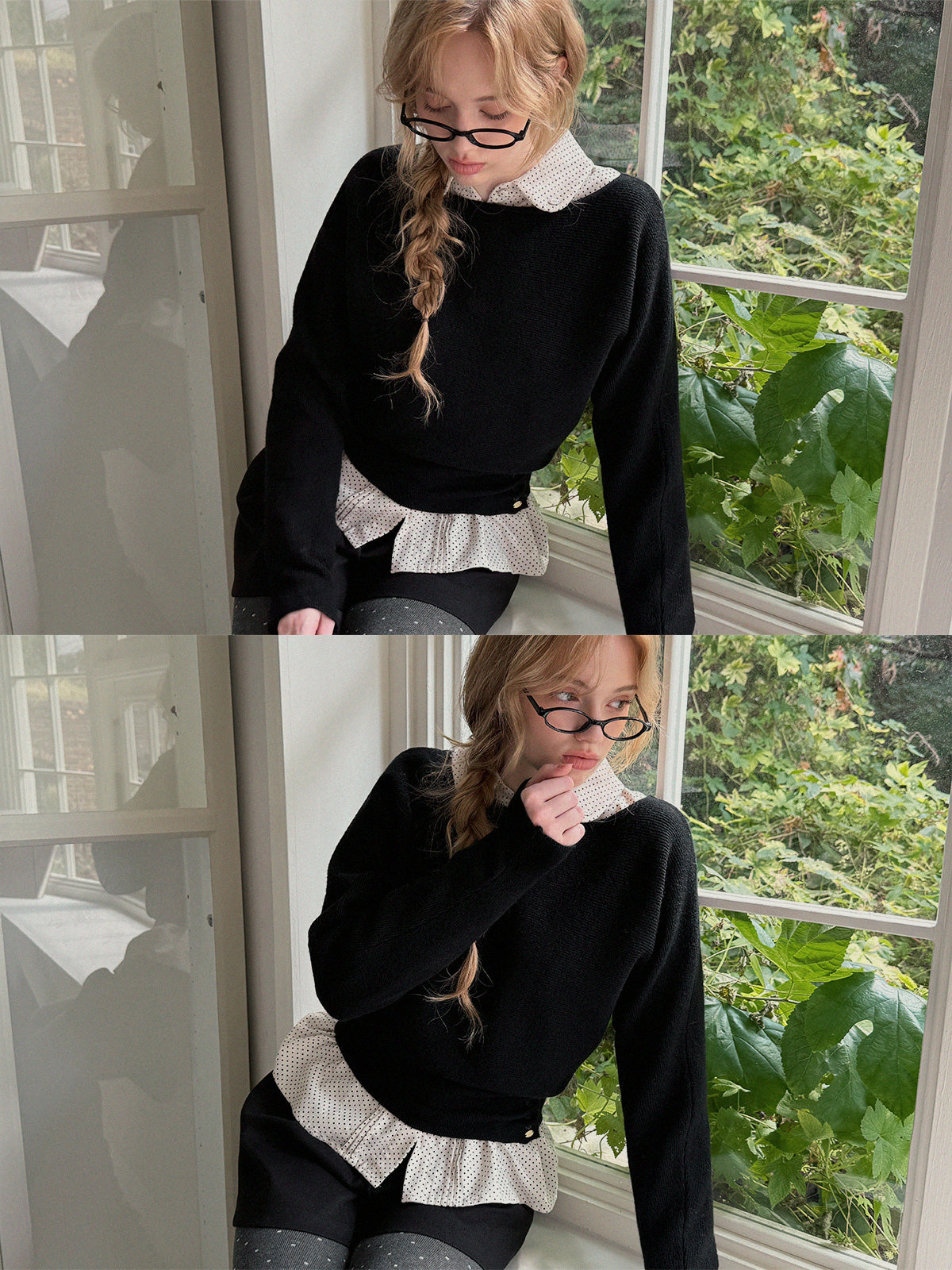 [TWEE] Blouse Linzl à plis pincés Dot