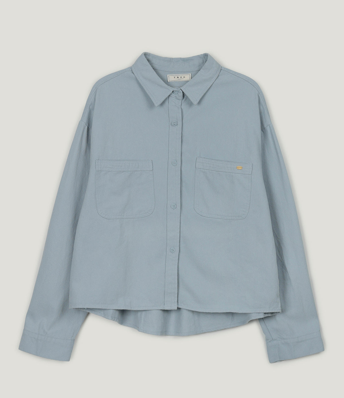 [TWEE] Idel Peach Pocket Langarmhemd