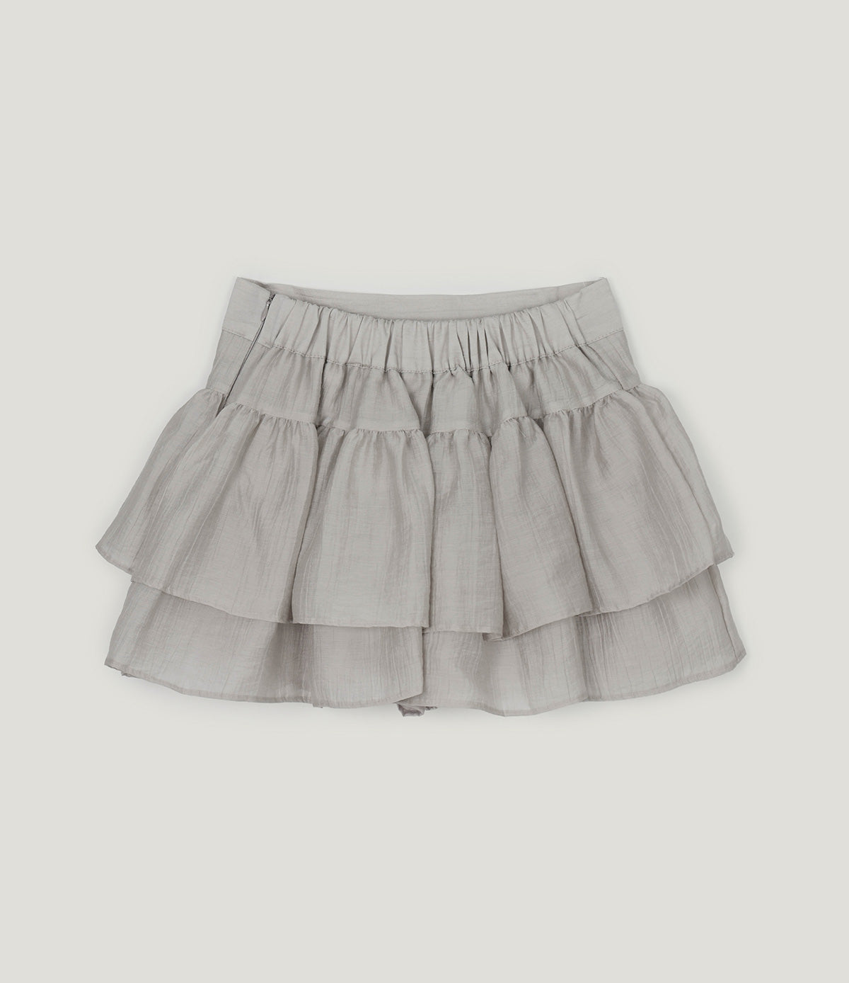 [TWEE] Blit tiered back banding mini skirt