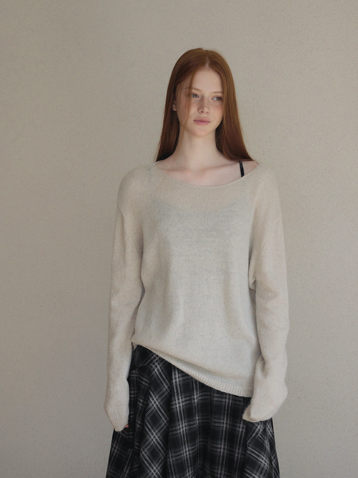 [TWEE] Gran Loose-Fit Long-Sleeve Knit