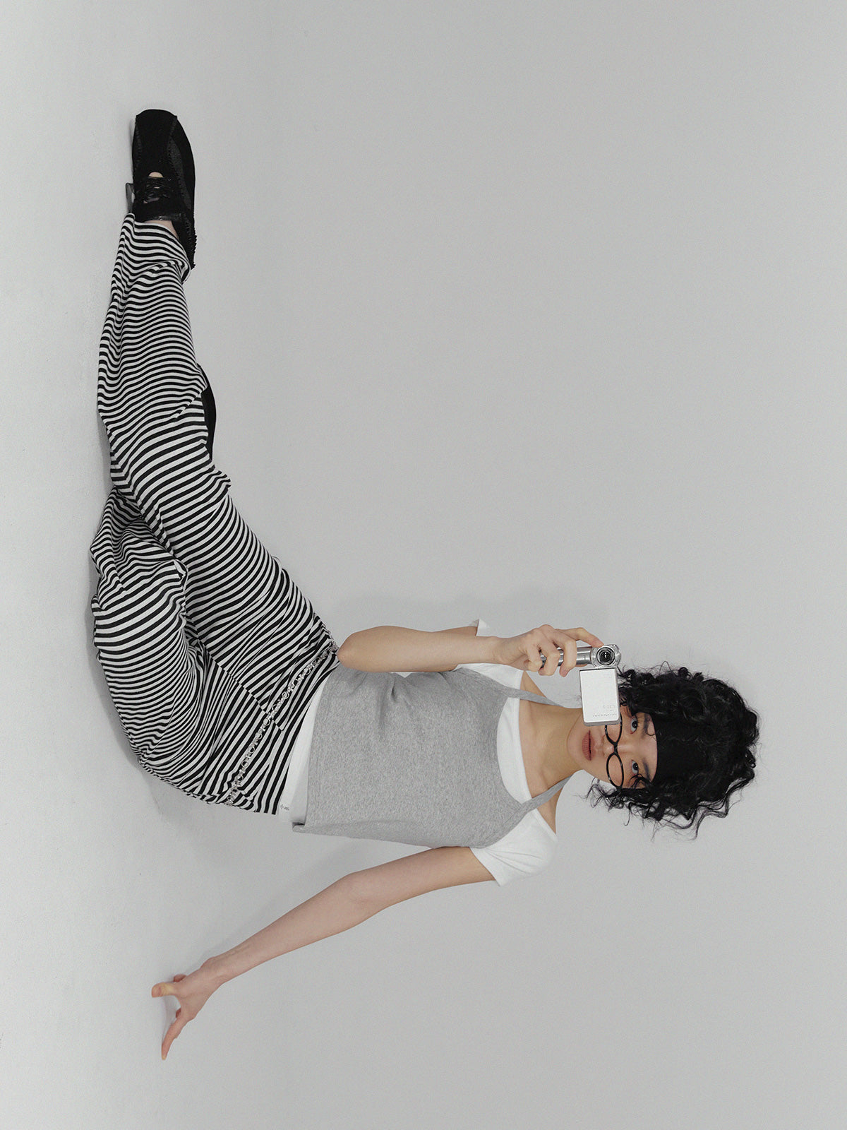 [TWEE] Dult Stripe Banded Bootcut Long Pants