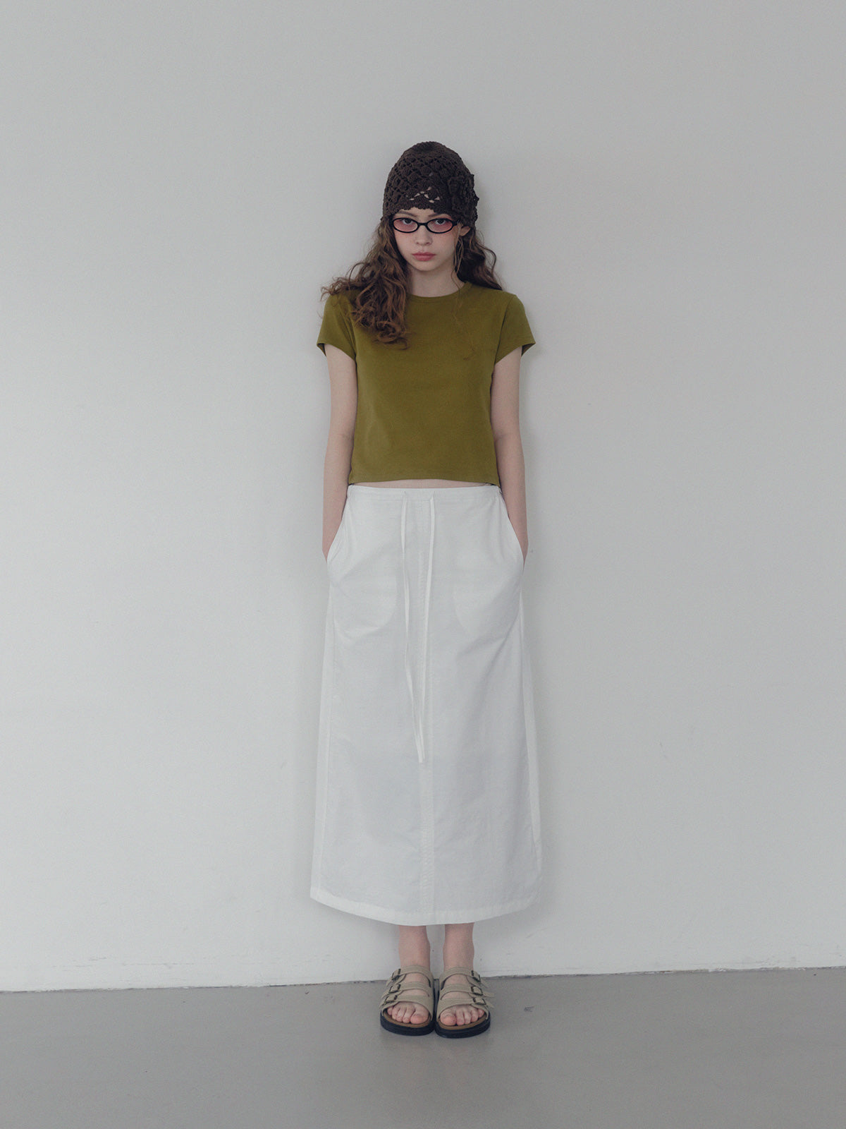 [TWEE] Pendal Stitch Slim T-Shirt