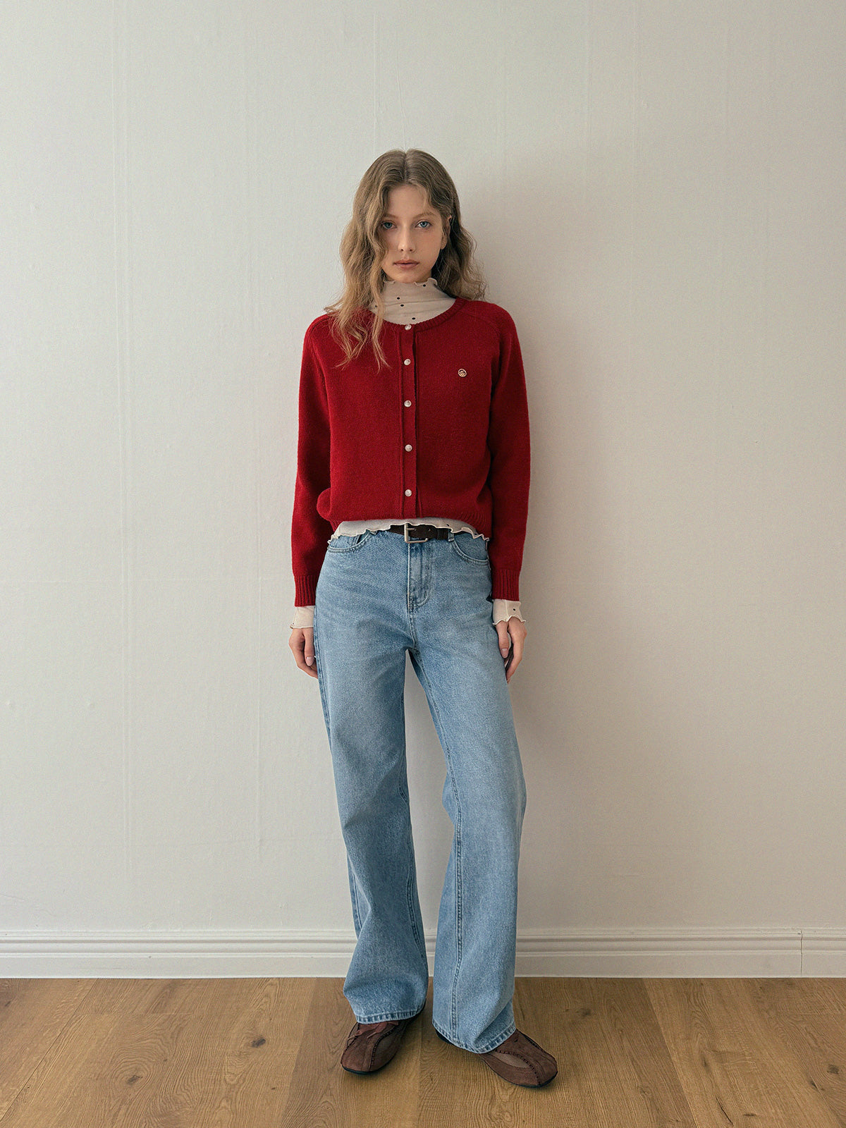 [TWEE] Cont Straight Denim Long Pants