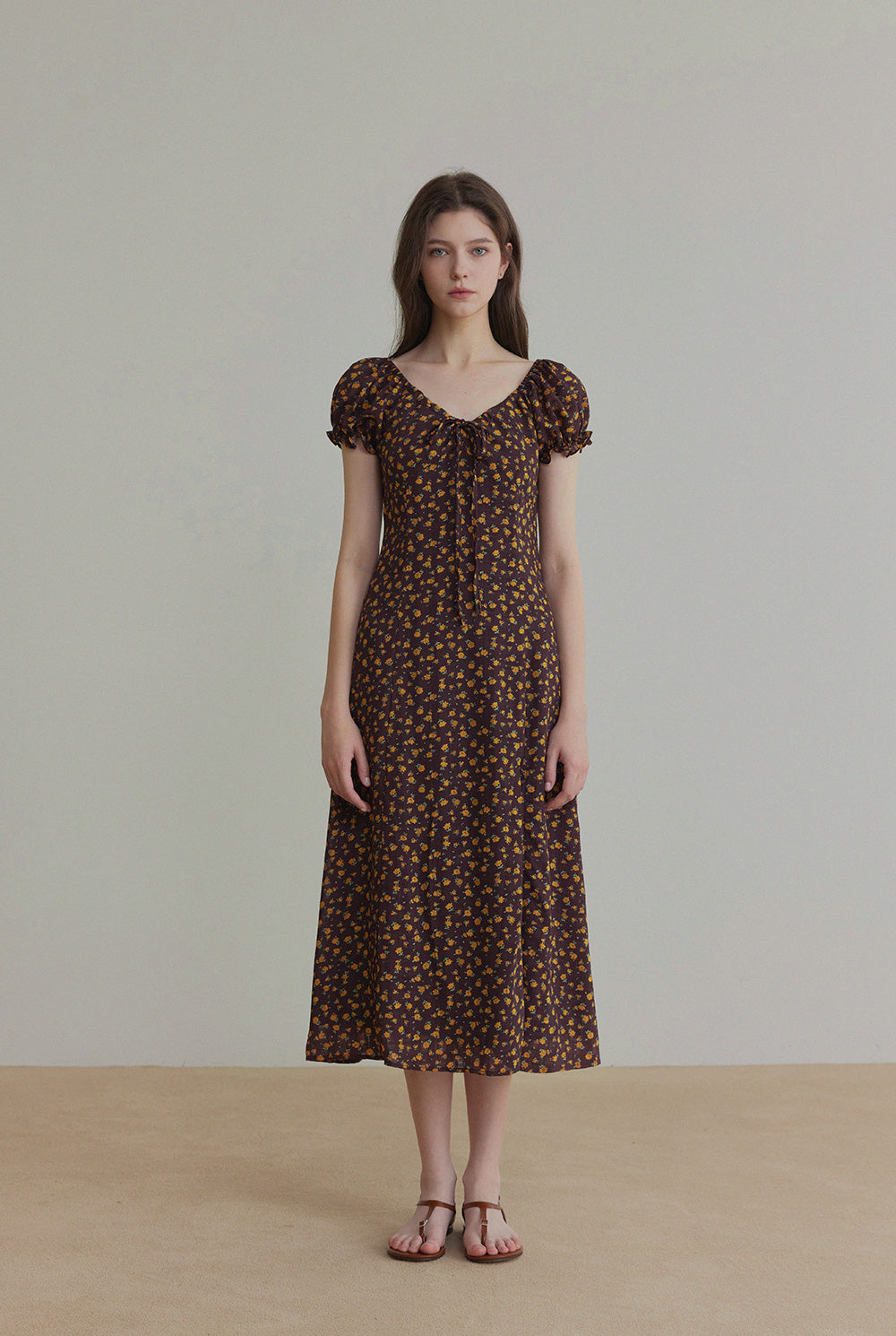 [TWEE] Robe longue Shua Floral réversible