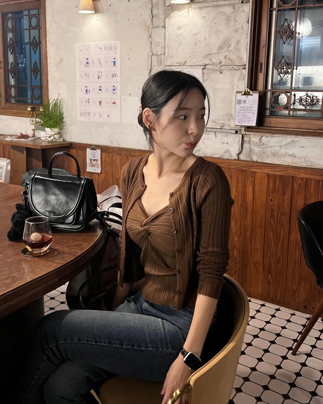 [TWEE] Muton Twist Sleeveless & Cardigan Set